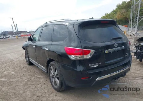 2014 Nissan Pathfinder Platinum из США, поврежденный, VIN 5N1AR2MM8EC725849